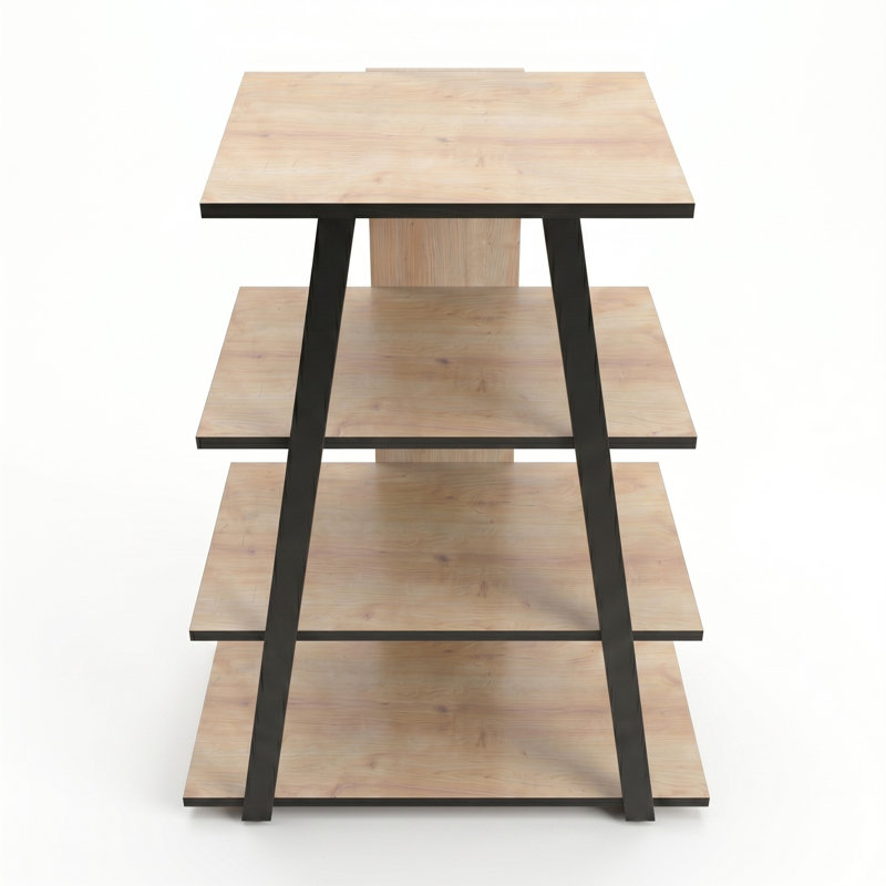 TV Stand for TVs up to 24", Oak - Black