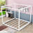 Plyler King Wood Canopy Platform Bed-1647991491