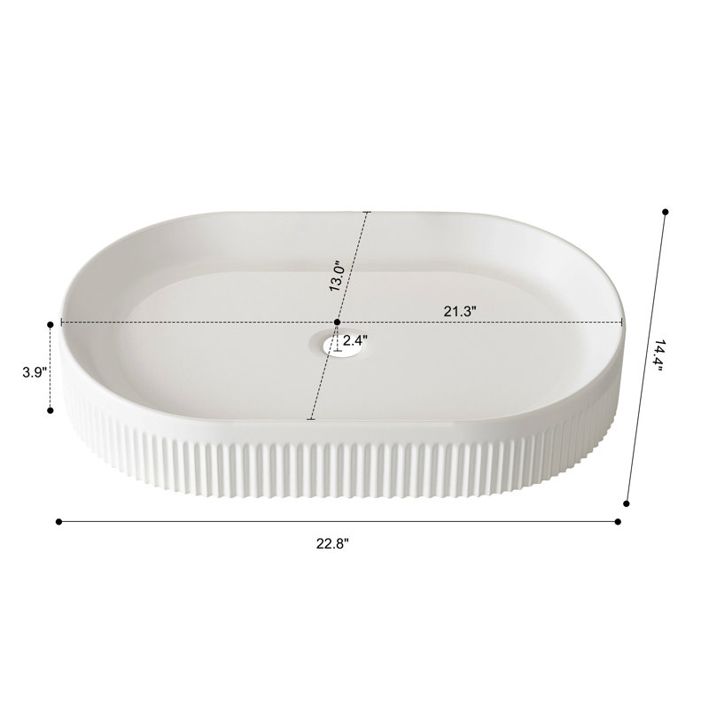 Meuble-lavabo de salle de bain 22,8 po