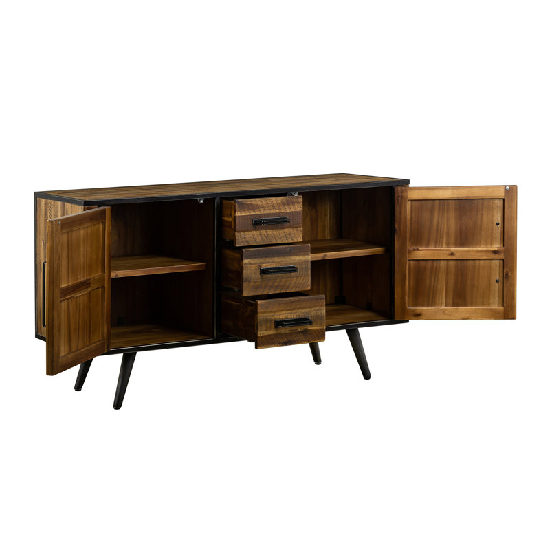 Dorvelle Acacia Rustic Buffet Cabinet