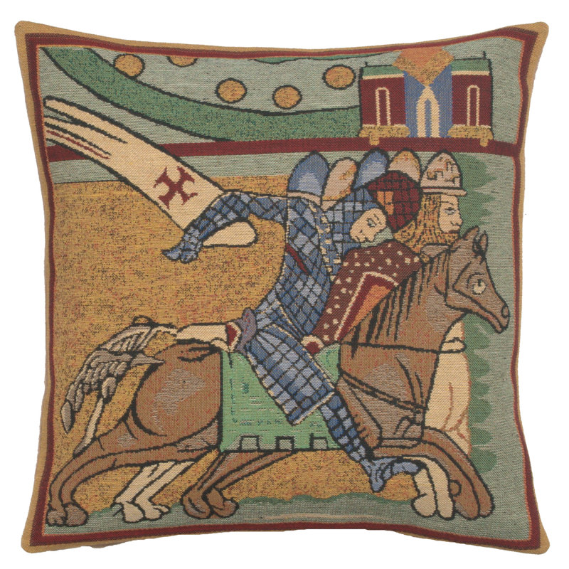 Medieval Cotton Blend Pillow Cover