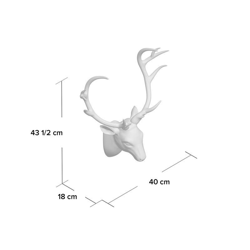 Christmas Deer Decorative Accent, Single