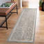 Washable Living Room Traditional Area Rug – Soft Polypropylene Weaving, Low Pile, Non Slip Cotton Backing for Elegant Indoor Spaces, Grey-936555958