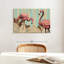 Flamant rose rétro Brampt-107845306