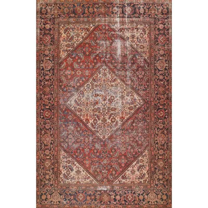 Tapis rouge Momeni Afshar, Rectangulaire 3 pi x 5 pi