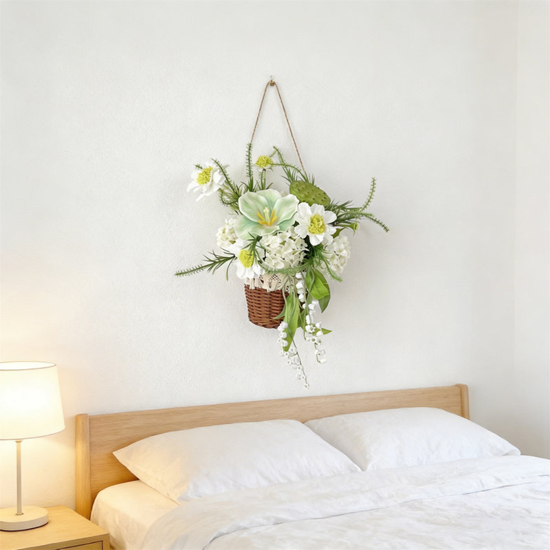 Wall-Mounted Artificial Flower