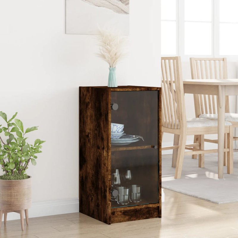 Baysden Standard Accent Cabinet, Smoked Oak