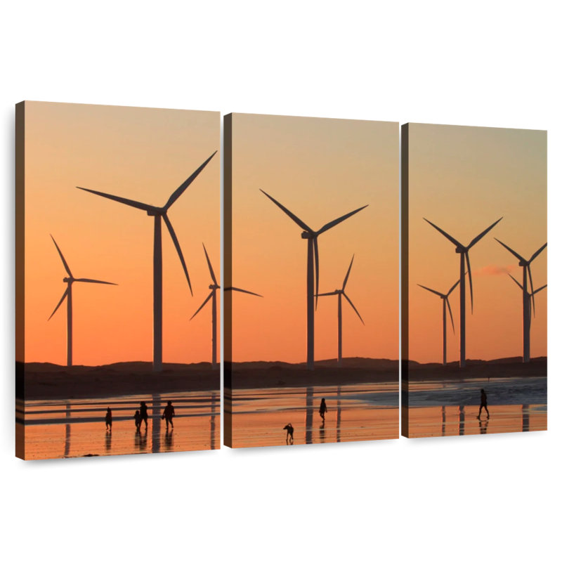 Beachside Wind Farm, 28" H x 45" W