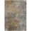 10' X 14' Silver Abstract Washable Indoor Outdoor Area Rug