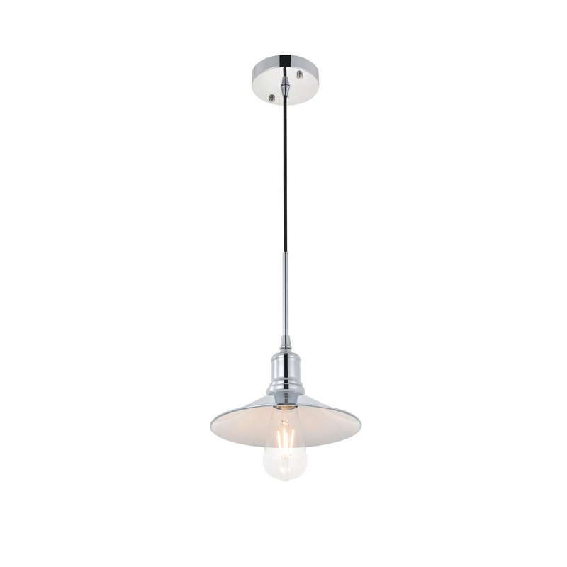 Shetler 1 - Light Single Pendant, Chrome