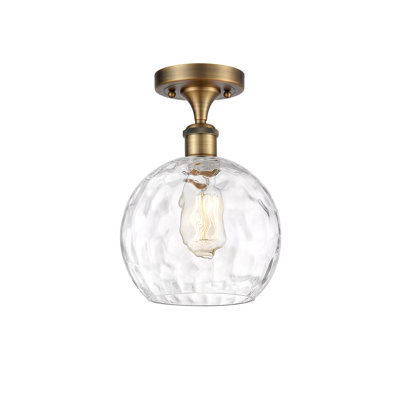 Plafonnier semi-encastré 1 lumière 8 po Cindi