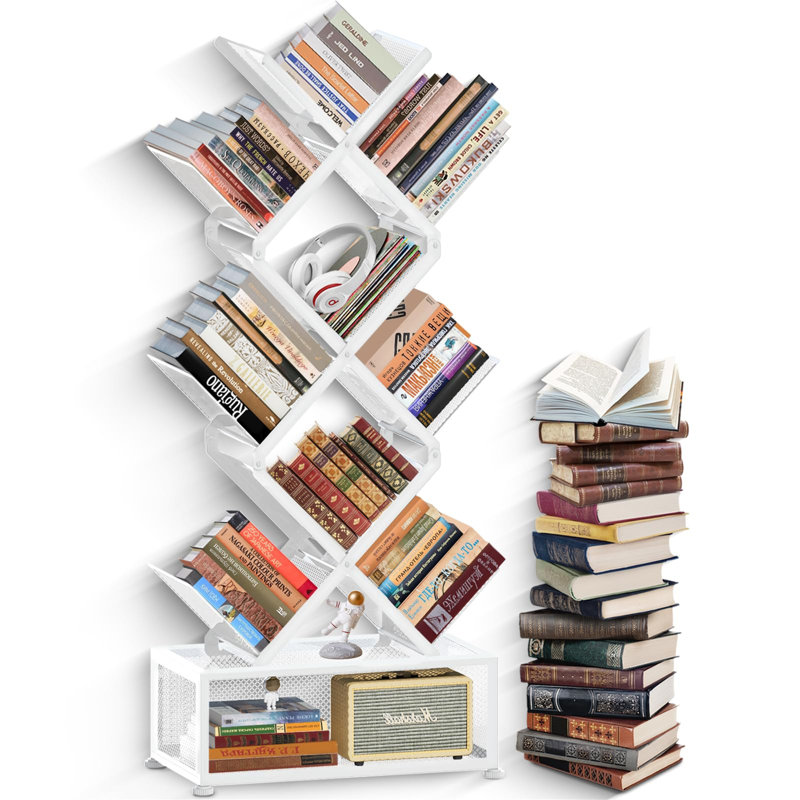 101cm H x 43cm W Metal Standard Bookcase