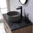 Ilford 36 " W Freestanding Standard 1 Single Vanity Bathroom Vanity With Stone Top with Mirror