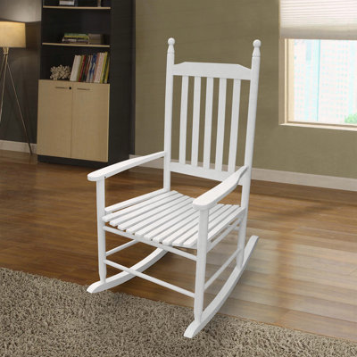 Solid Hardwood Porch Rocking Chair