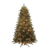 Lighted Artificial Fir Christmas Tree