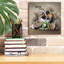 «Epic Graffiti» Sly Kitten And Happy Puppy »par Kajenna, art mural sur toile, 12 po x 12 po-117053370
