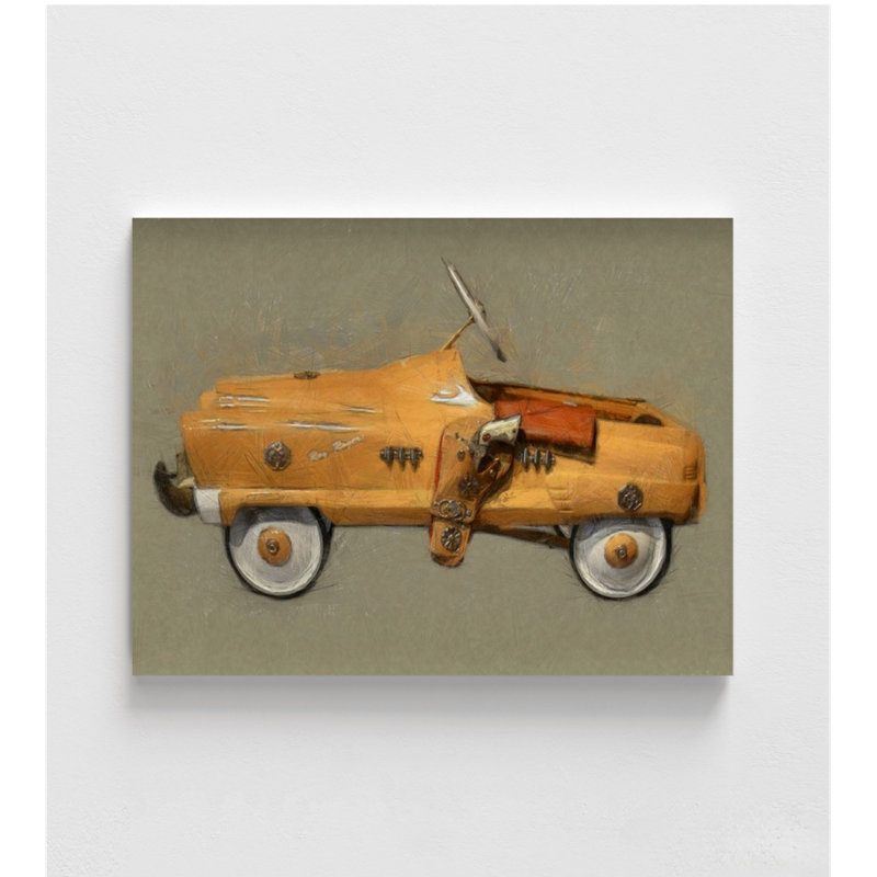 Reproduction d'affiche de voiture classique par Roy Calcom, H 24 po x l 32 po, Impression sans cadre, Ne s’applique pas