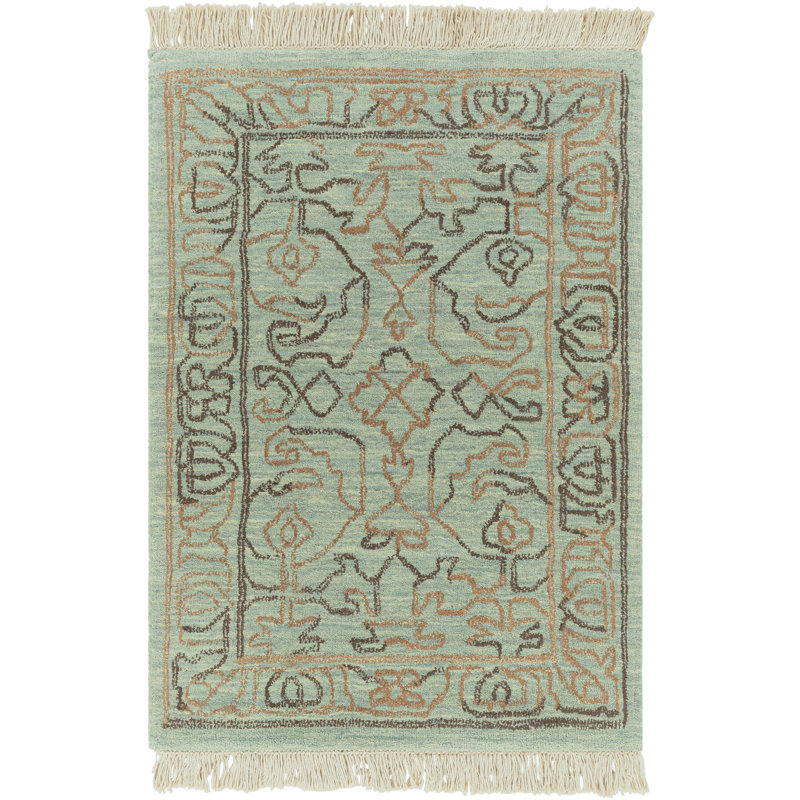 Wilmington Wool Oriental Area Rug, Rectangle 6' x 9'