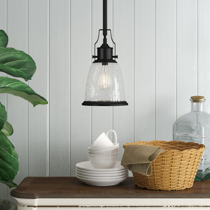 Midhurst 1 - Light Single Pendant, Oil Rubbed Bronze, 14.125" H x 9.5" W x 9.5" D
