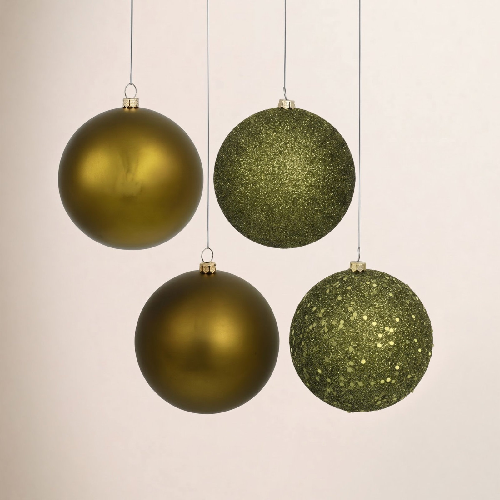 Shatterproof Bauble, 2.75", Green