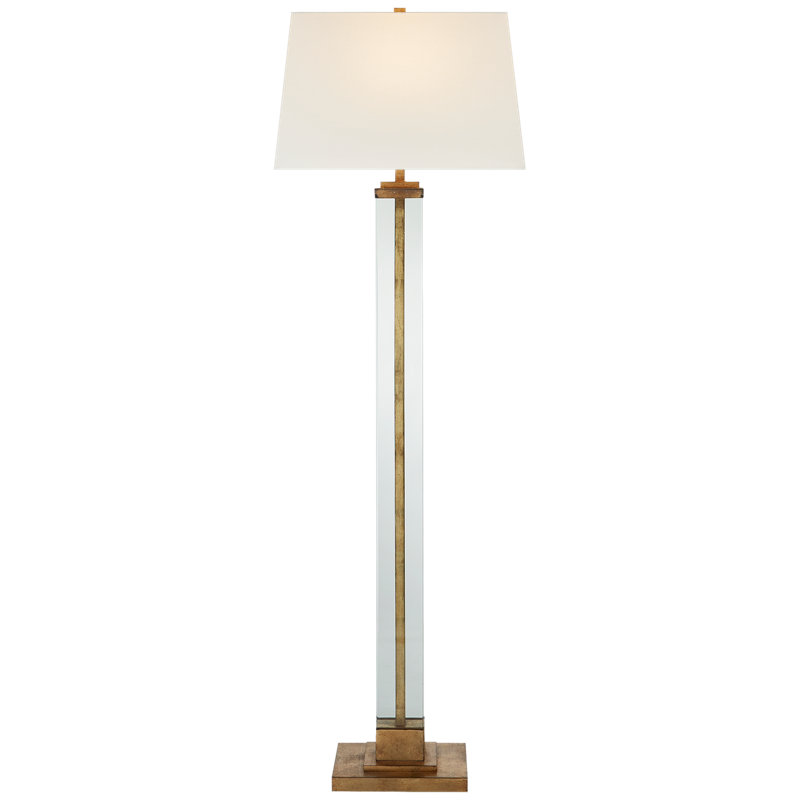 Wright Floor Lamp, Golded Iron