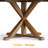 Modern Dining Table with Solid Wood Legs, Seats 6-8 People-866840892