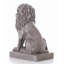 Statue de lion assis