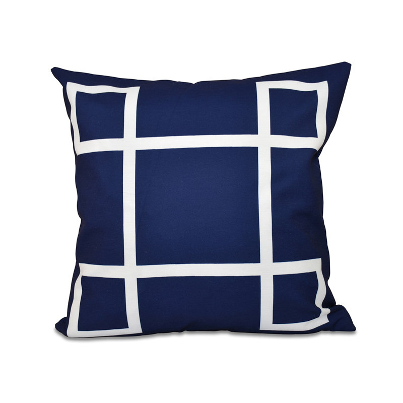  Square Pillow Cover and Insert, 18"x18", Navy