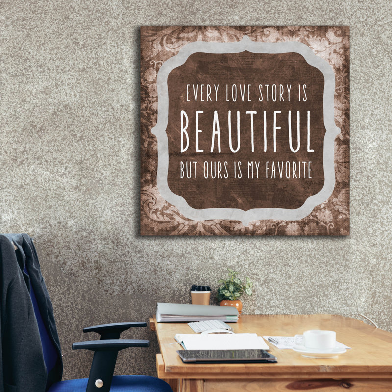  «Beautiful» par Erin Clark, art mural sur toile, 37 po x 37 po