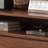 Retro design solid wood TV cabinet