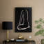 Figurine en noir II - Cavas enveloppés de galerie-108824958
