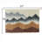 Macrame Wall Hanging Mountain Wall Art Dip-Dyed Macrame Wall Decor Modern Wall Decor Fiber Wall Art Craftsmanship 57" Wx35 L