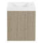 Ensemble de meuble-lavabo simple mural 24,5 "