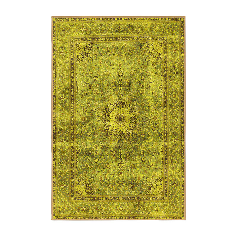Washable Oriental Indoor Rug, Rectangle 8' x 12'