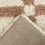 Yingling Tan Trellis Shag Area Rug-1790320857