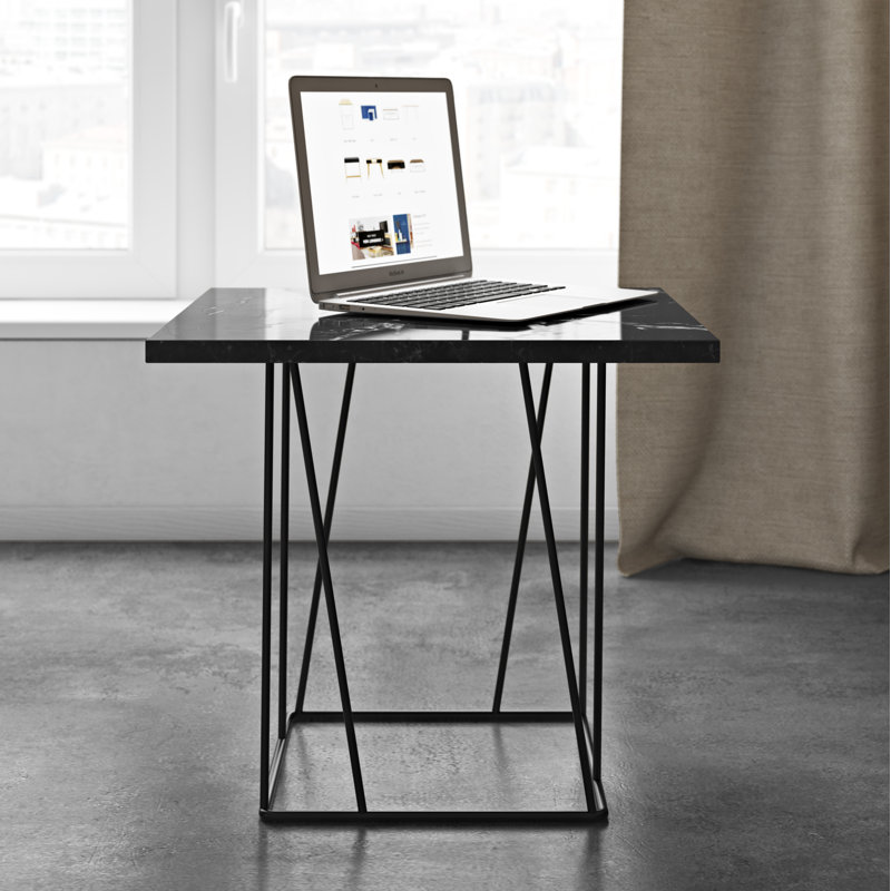 Amalee Frame End Table, Black