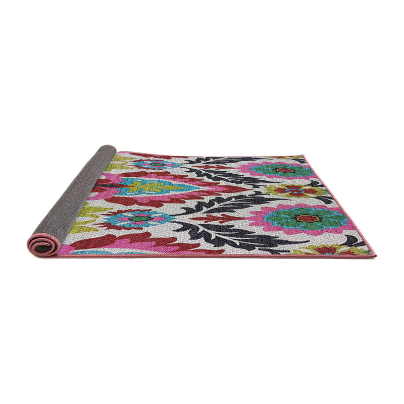 Floral Indoor Rug, Square 6'