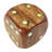 Wood, Dice, Antique Brown, Square-866243105