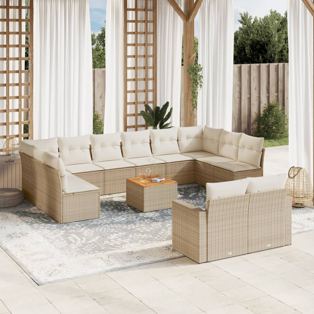 Gartensofa mit Kissen