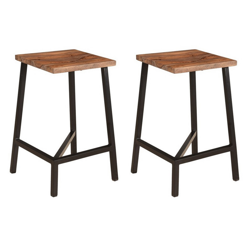 Counter Stool with Metal Frame