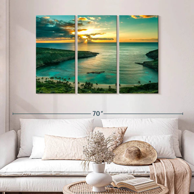 Gillard Hanauma Bay Sunrise, H 32 po x l 50 po