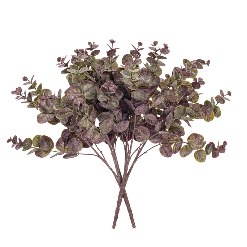 19'' Faux Eucalyptus Plant, Red