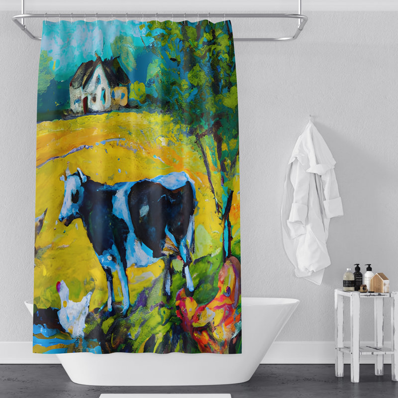 Elevado Shower Curtain, 72" H x 70" W