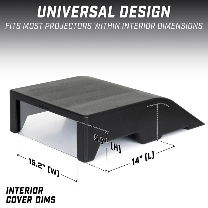 GoSports Golf Simulator Projector Cover - Floor Mounted Enclosure for LED Projectors
