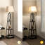 Lampe sur pied colonne 62 po Burel