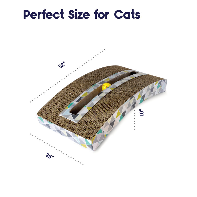 Petstages Scratch & Rock Corrugated Scratcher With Catnip