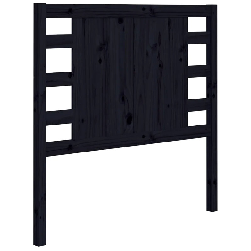 Maryborough Solid Wood Headboard, 81 x 100 cm, Black