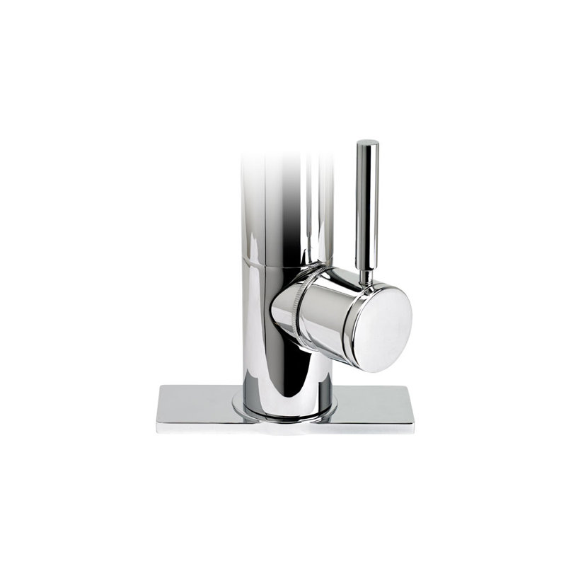 Contemporary 6" Escutcheon Plate, Polished Nickel