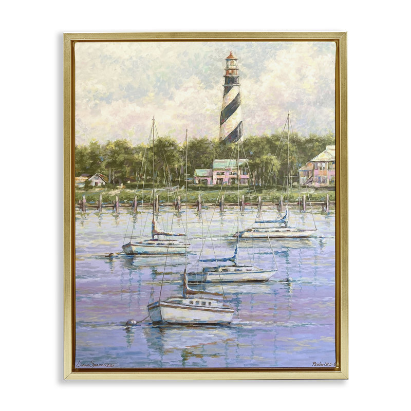 Art mural sur toile The Watcher of the Matanzas Floater, design par Linda Sperruche, H 31 po x l 25 po