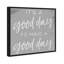 «Today is a Good Day» par Oliver Gal, reproduction d'art textuel sur toile-38071091-66922917